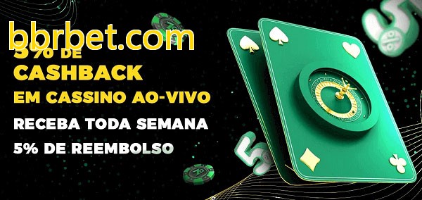 Promoções do cassino ao Vivo bbrbet.com